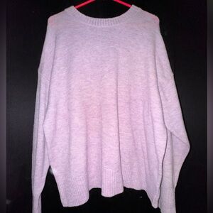 Ava & Viv Light Pink Crew Neck Sweater